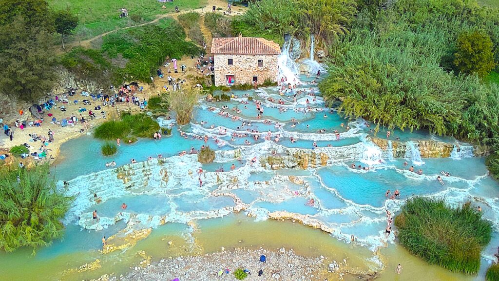 termas de Saturnia, cascada del molino